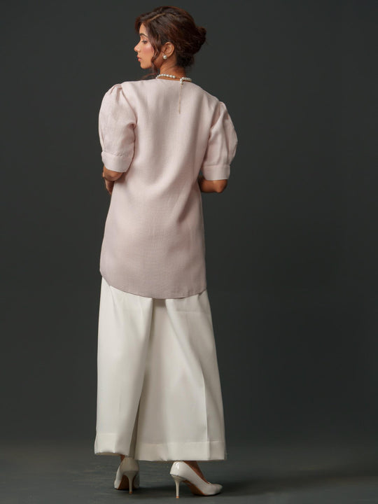 Spring - Pastel color shirts with minimal rose motif