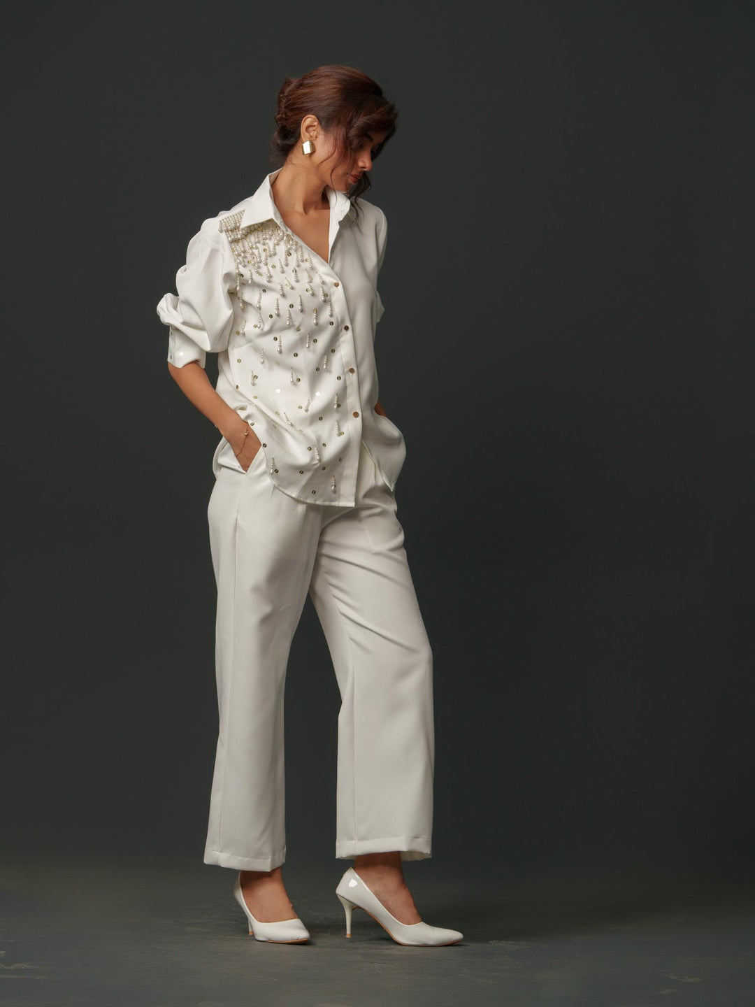 Gracy - Party wear shirt with handwork