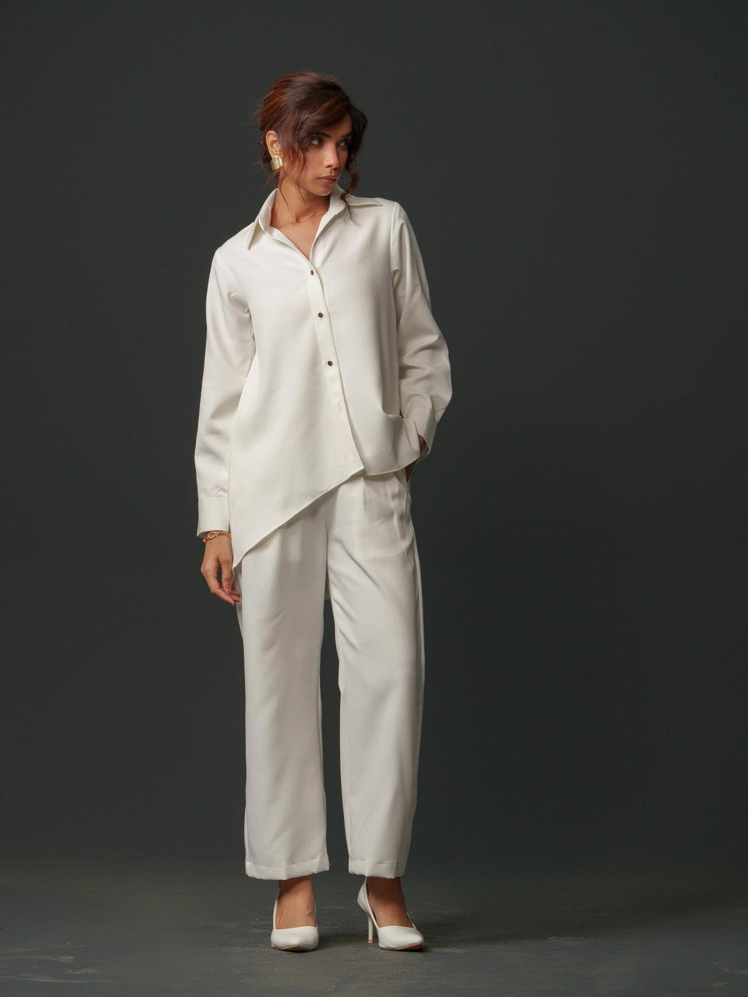 Bambi - Women Up & Down Shirt with Back Handwork