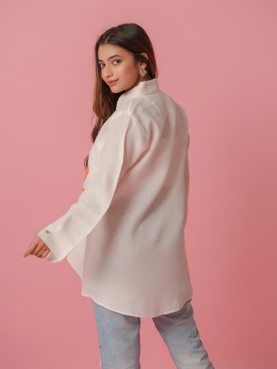 Daisy - Pastel Colored Linen Shirt