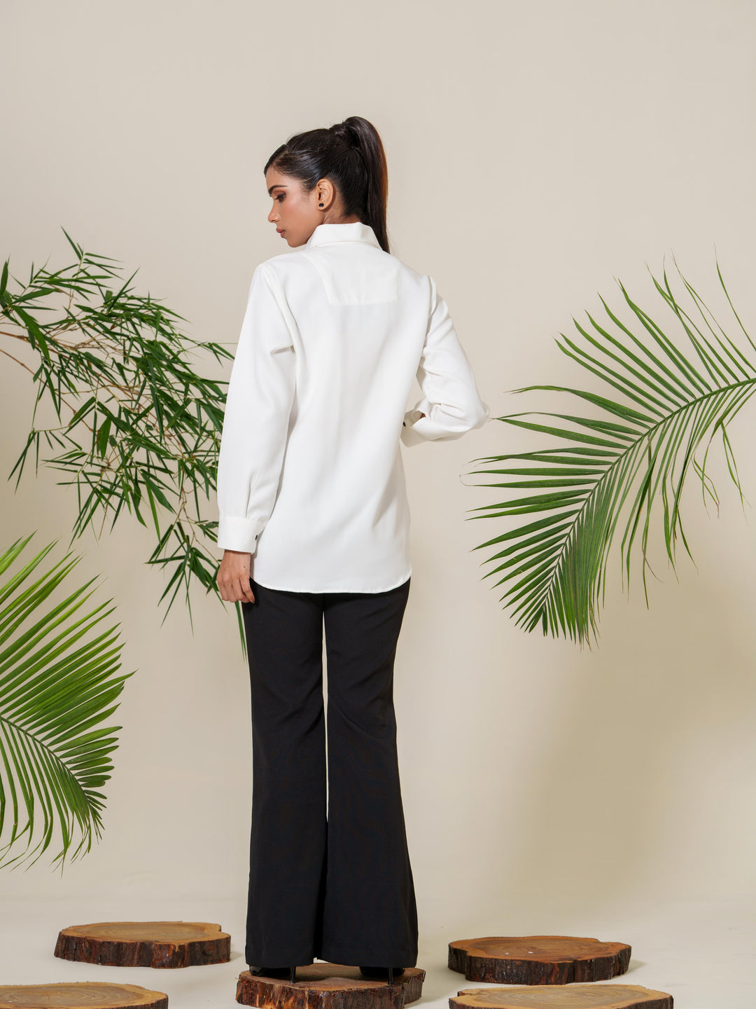 Valor- Premium Crepe Shirt With Rhinestone