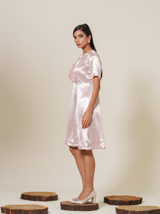 Ruby- One Side Ruffled Dress
