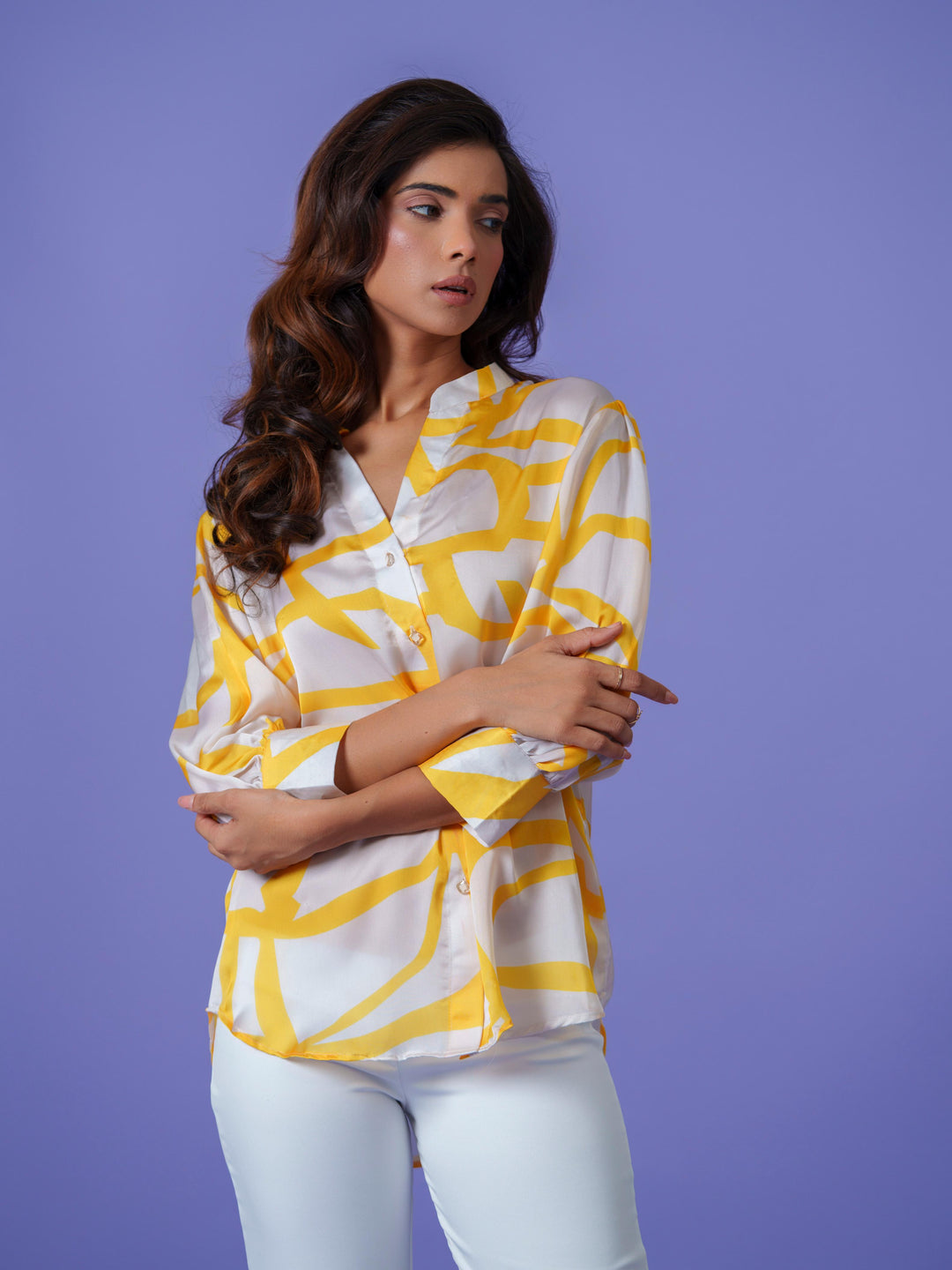 Jaal -Shirt in Viscose Fabric