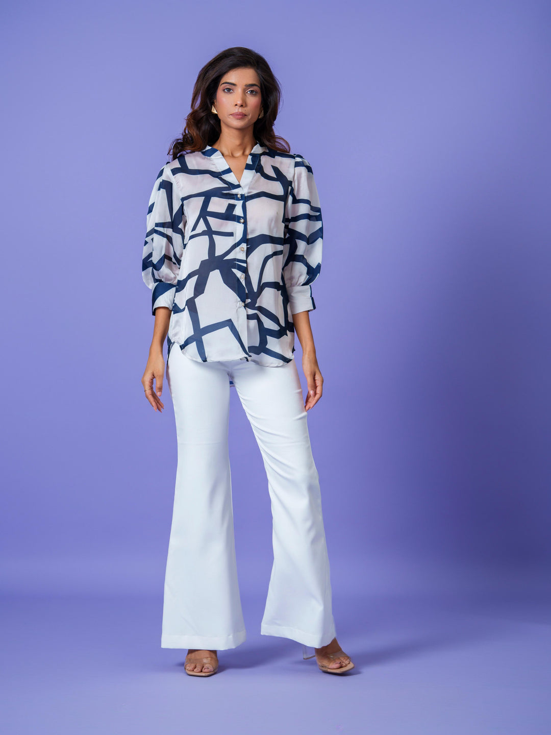 Jaal -Shirt in Viscose Fabric