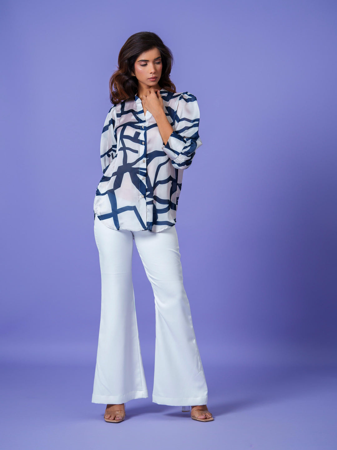 Jaal -Shirt in Viscose Fabric