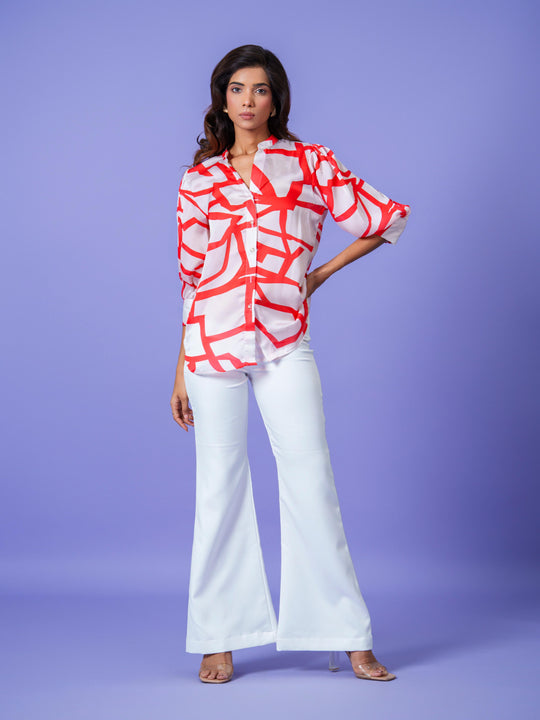 Jaal -Shirt in Viscose Fabric