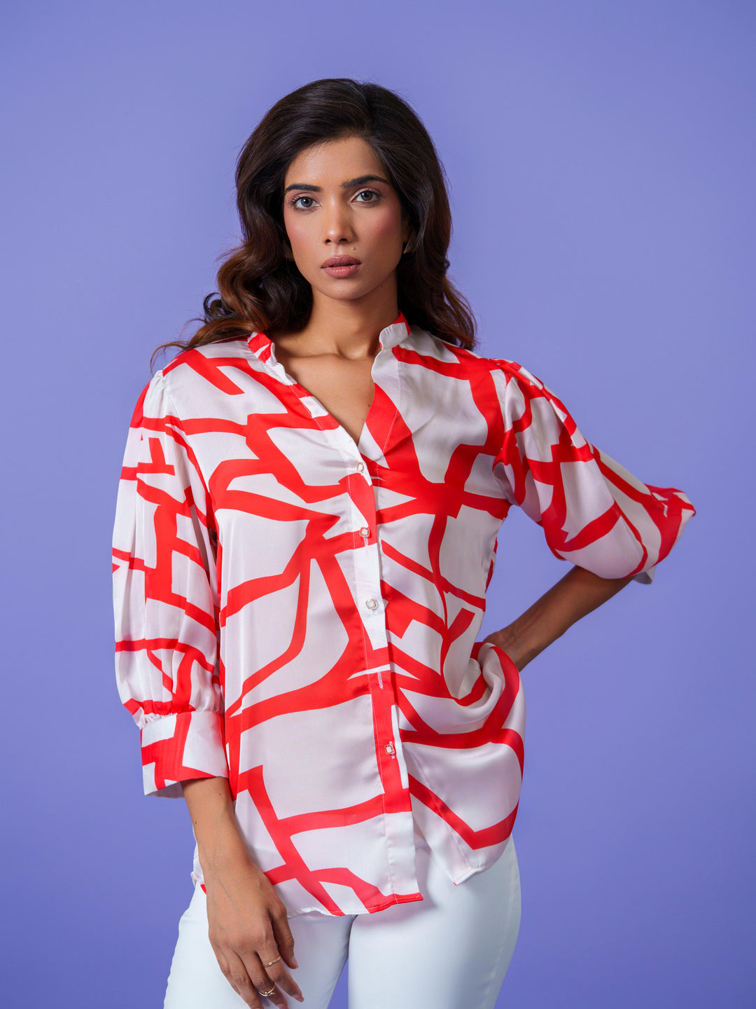 Jaal -Shirt in Viscose Fabric