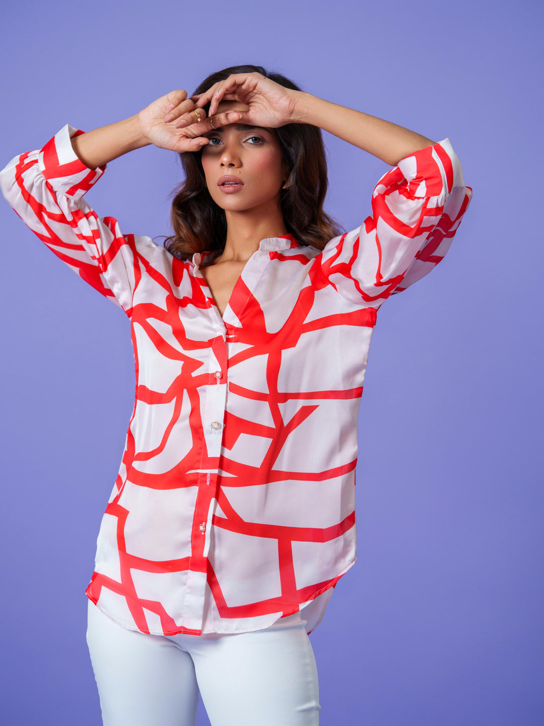 Jaal -Shirt in Viscose Fabric
