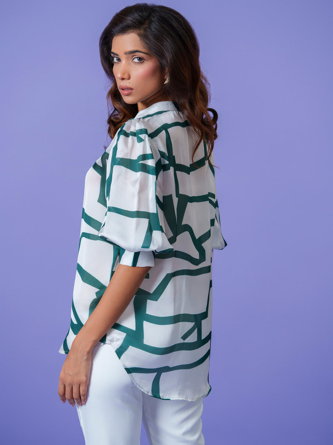 Jaal -Shirt in Viscose Fabric