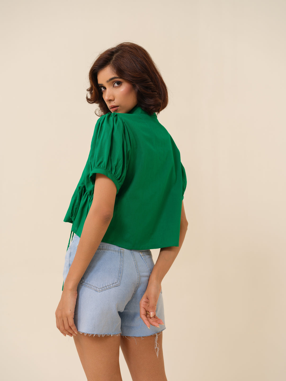 Cookie- Tie-Detail Shirt For Women
