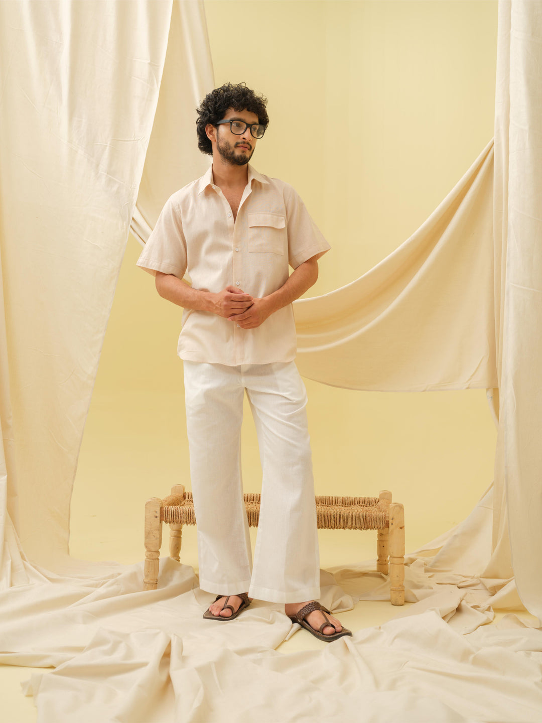 The Urban Khadi Shirt (Beige)