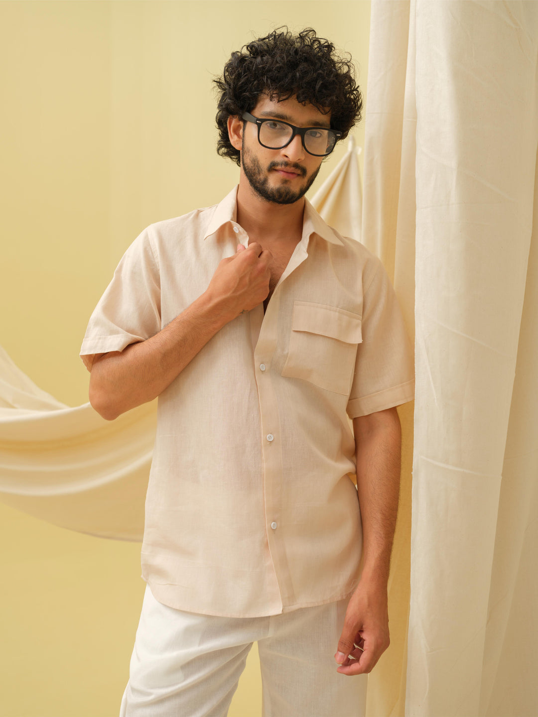 The Urban Khadi Shirt (Beige)