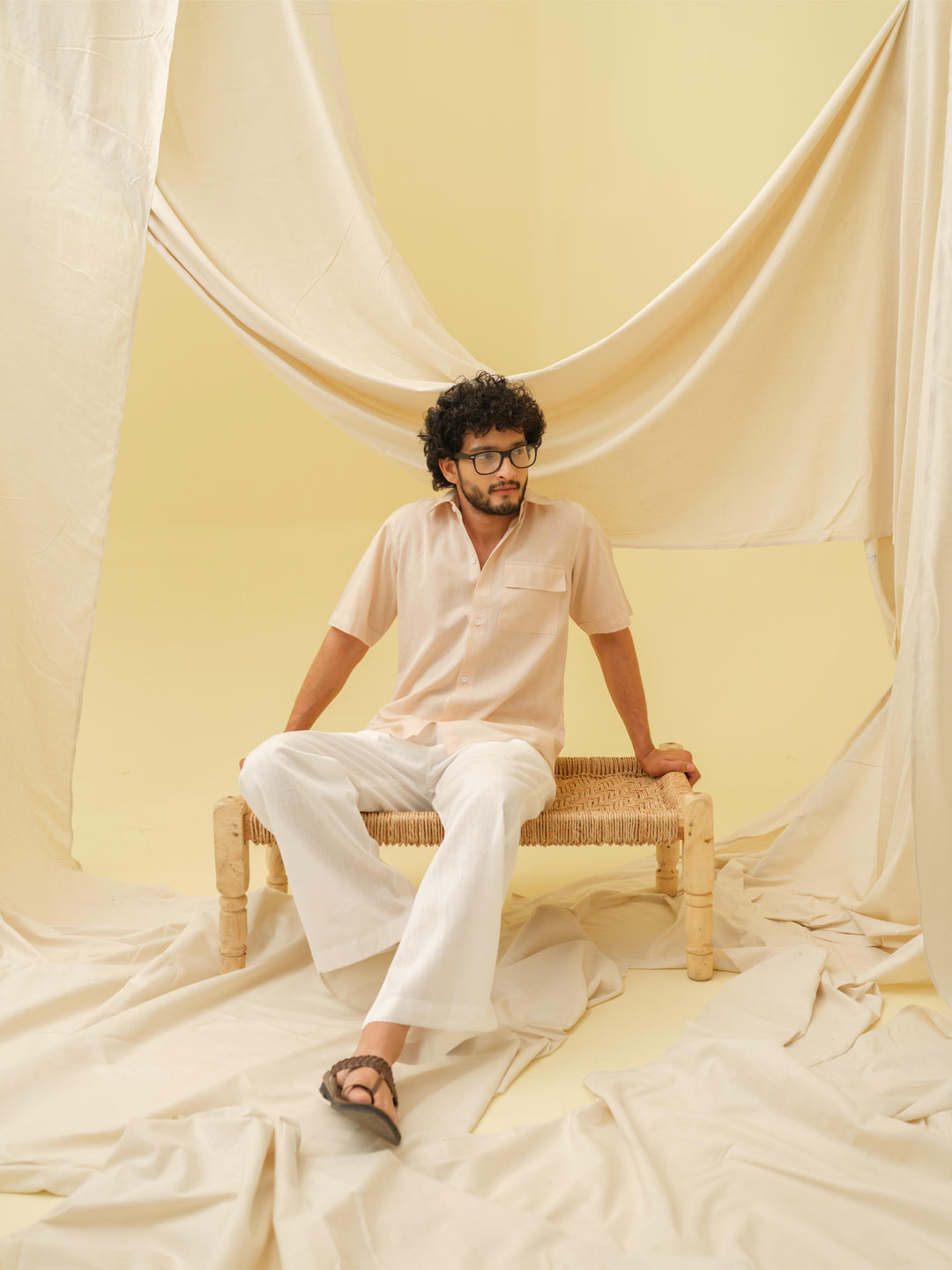 The Urban Khadi Shirt (Beige)