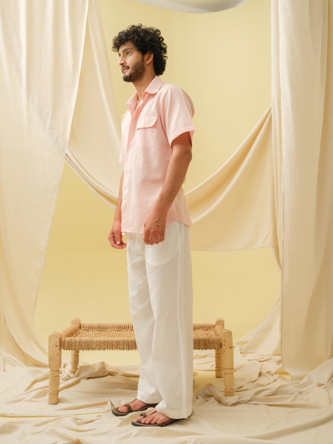 The Urban Khadi Shirt Shirt (Pink)
