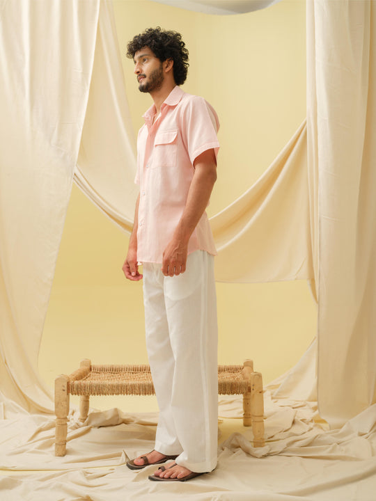 The Urban Khadi Shirt Shirt (Pink)