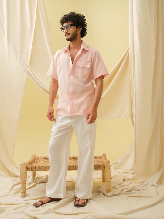 The Urban Khadi Shirt Shirt (Pink)