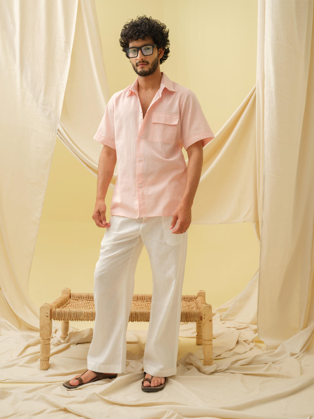 The Urban Khadi Shirt Shirt (Pink)
