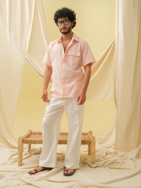 The Urban Khadi Shirt Shirt (Pink)