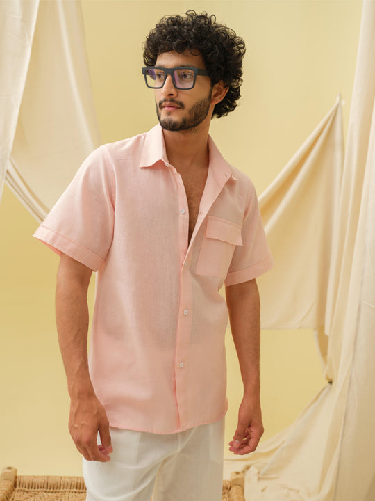 The Urban Khadi Shirt Shirt (Pink)