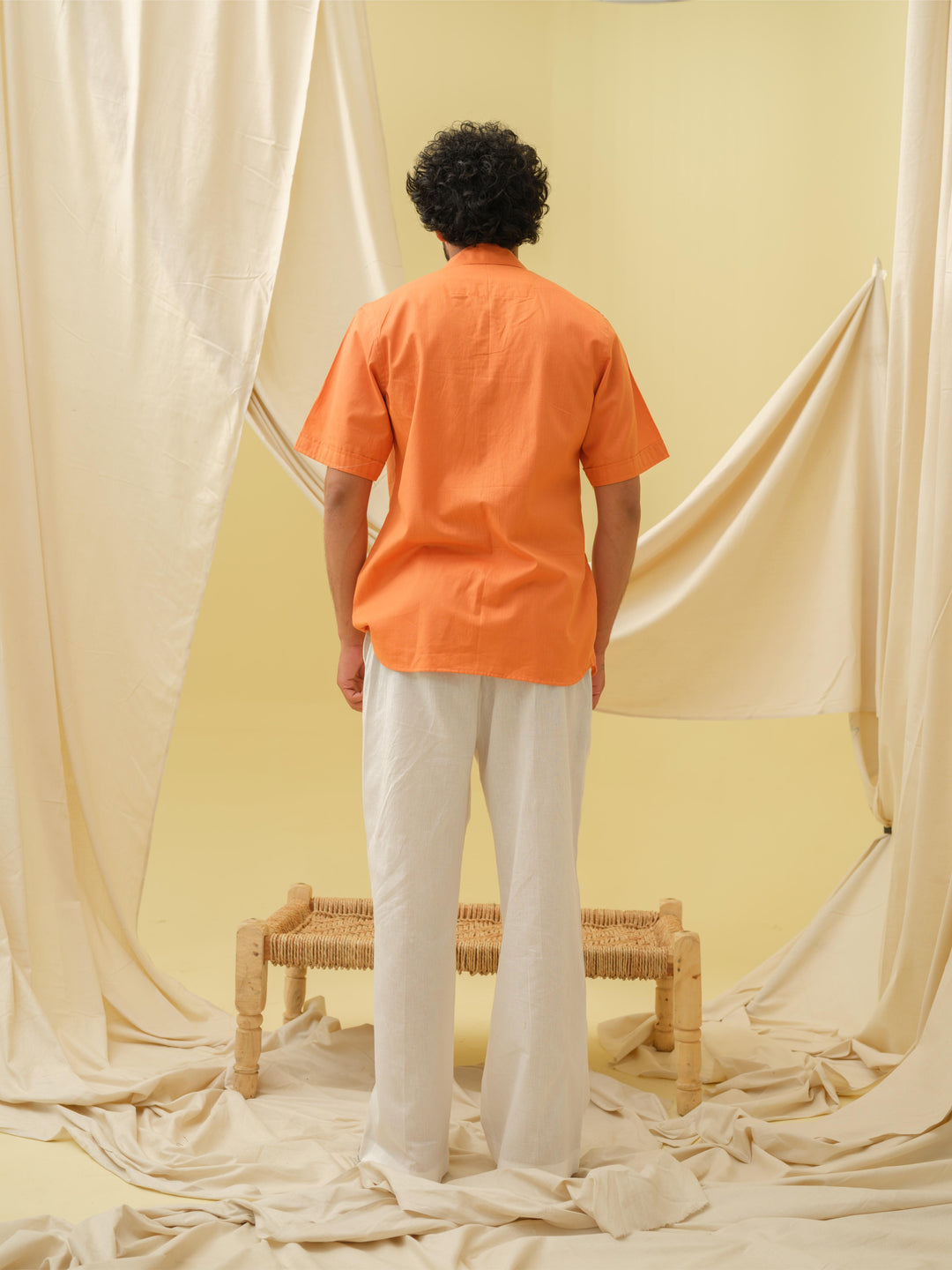 The Urban Khadi Shirt (Orange)