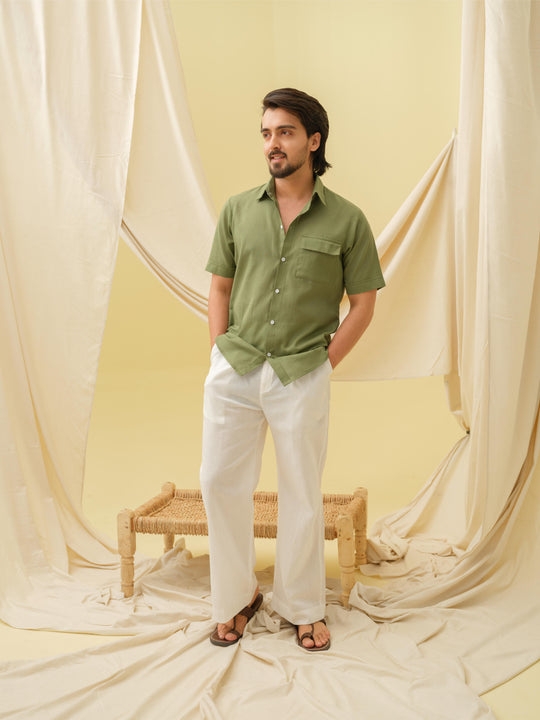 The Urban Khadi Shirt (Green)