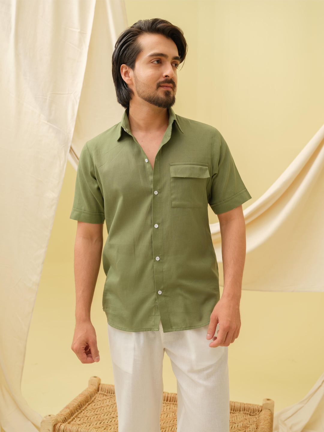 The Urban Khadi Shirt (Green)