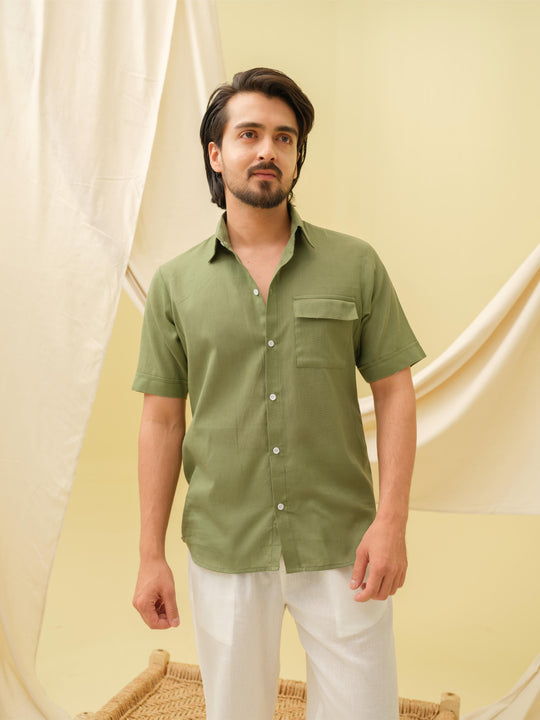 The Urban Khadi Shirt (Green)