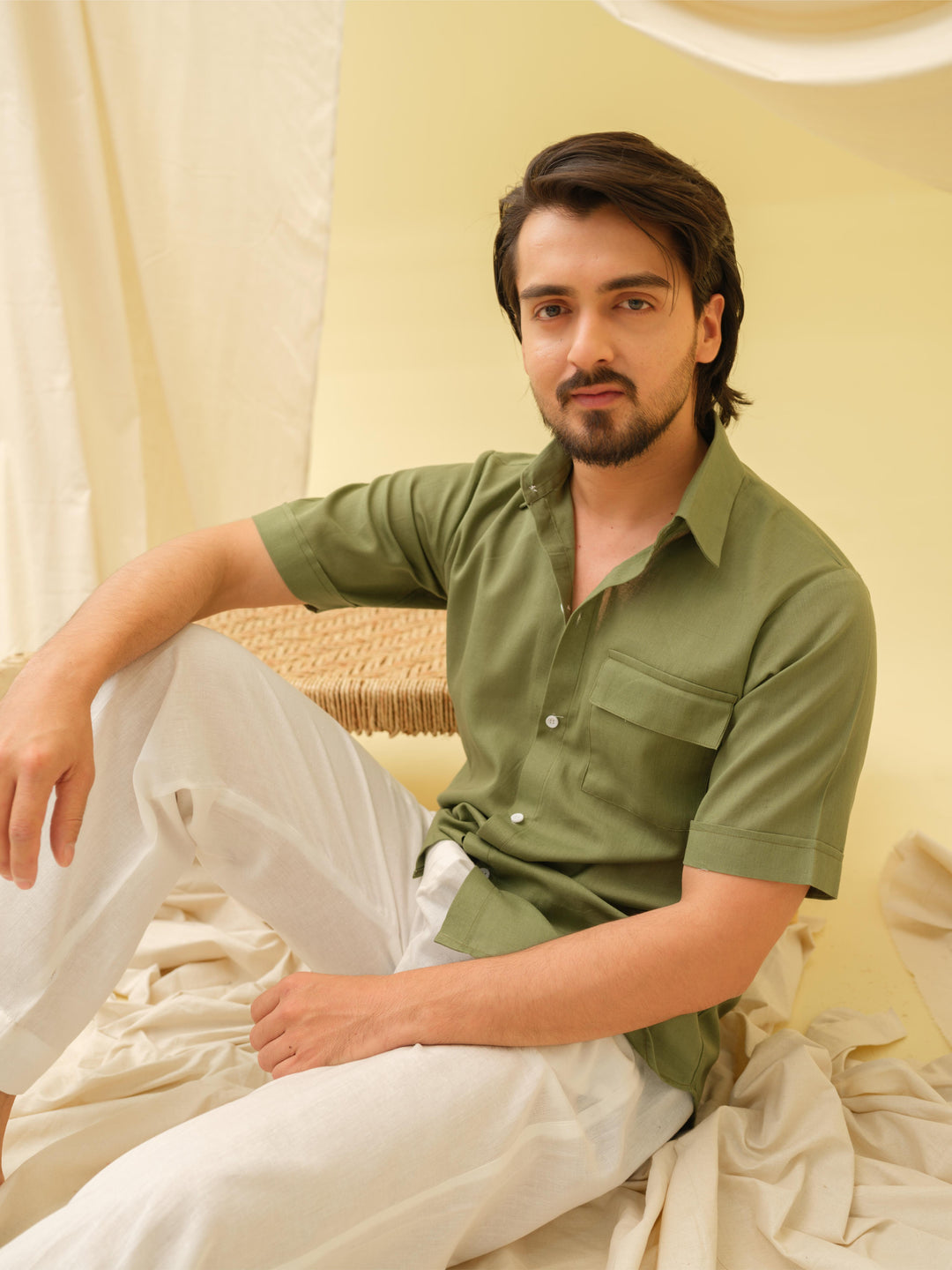 The Urban Khadi Shirt (Green)