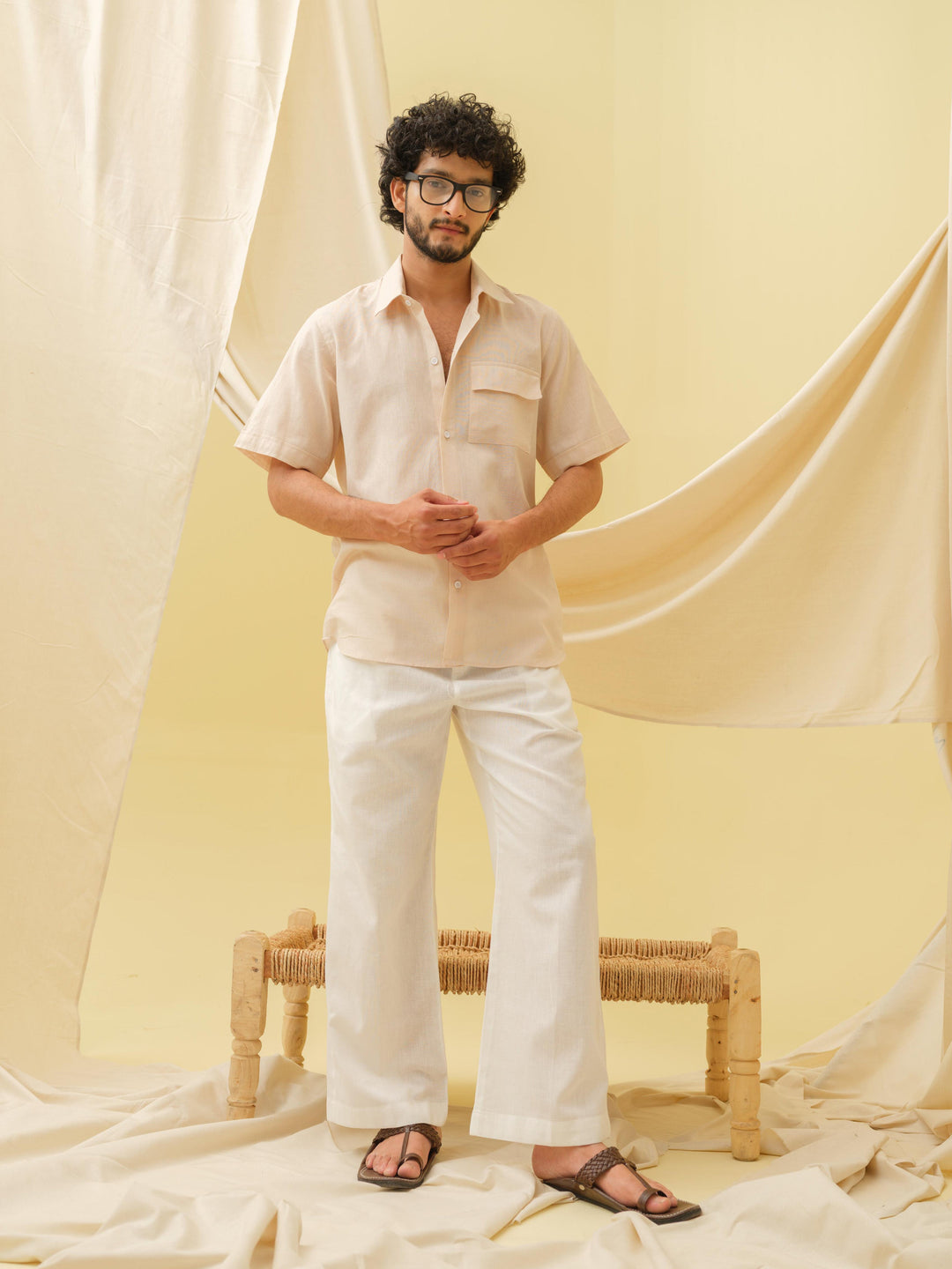 The Urban Khadi Shirt (Beige)