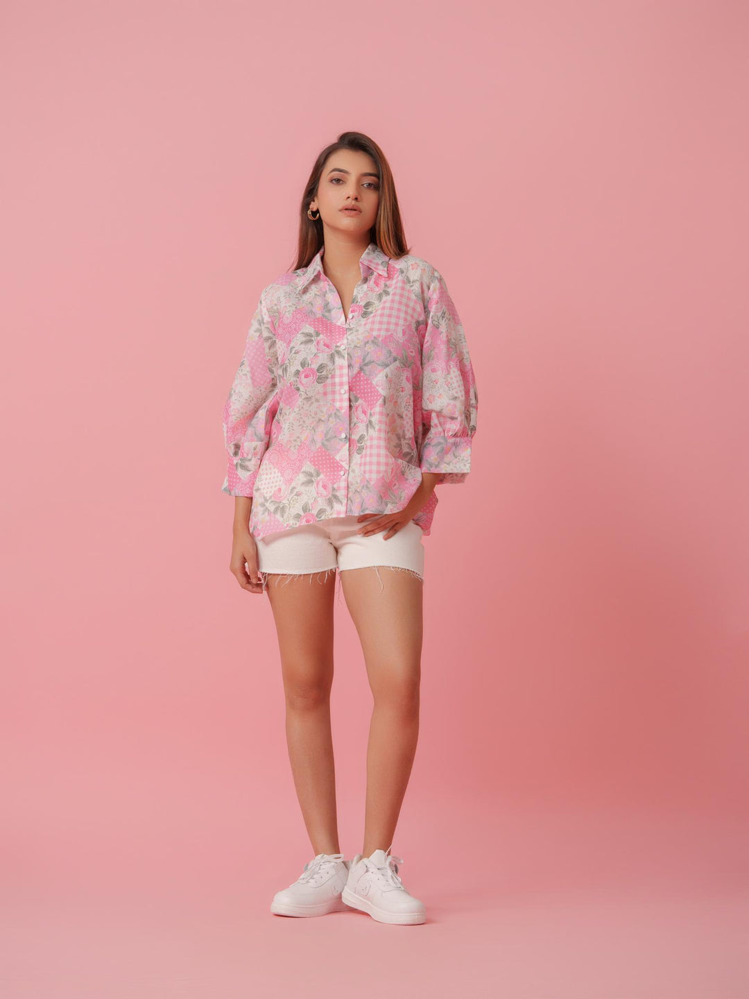 Buy Feny Linen Floral Printed Comfort Fit Shirt for Women -The Kina