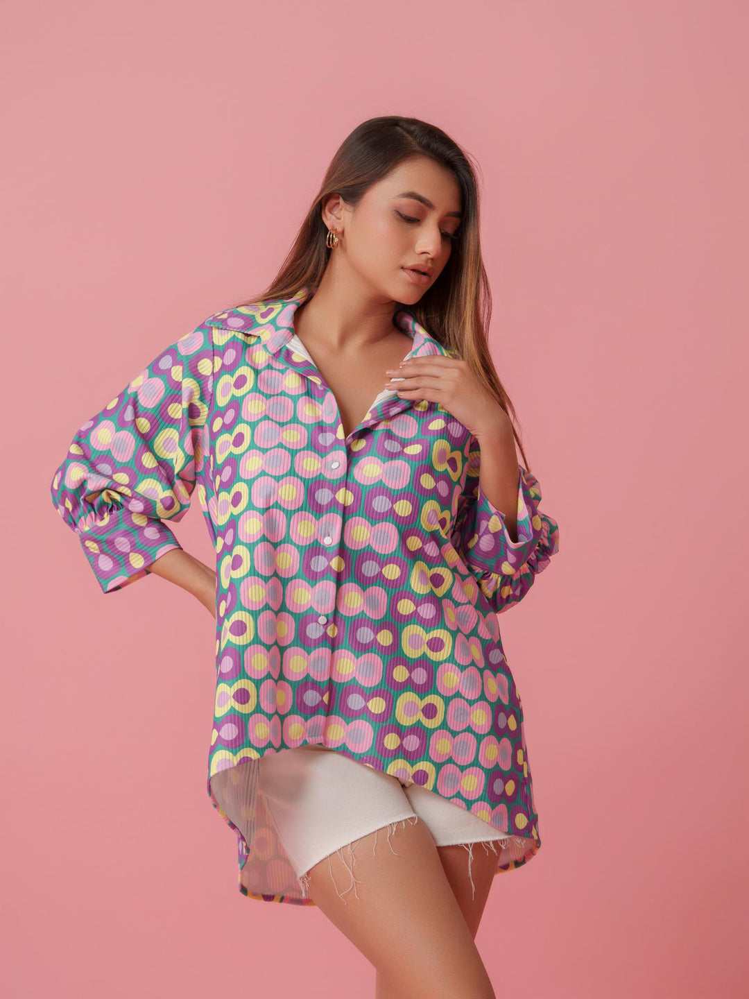 Buy Stylish Afro-Knitted Printed Shirt 