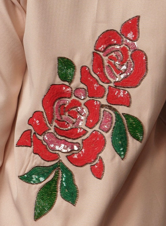Blossom - Premium Shirts with Flower Back Work
