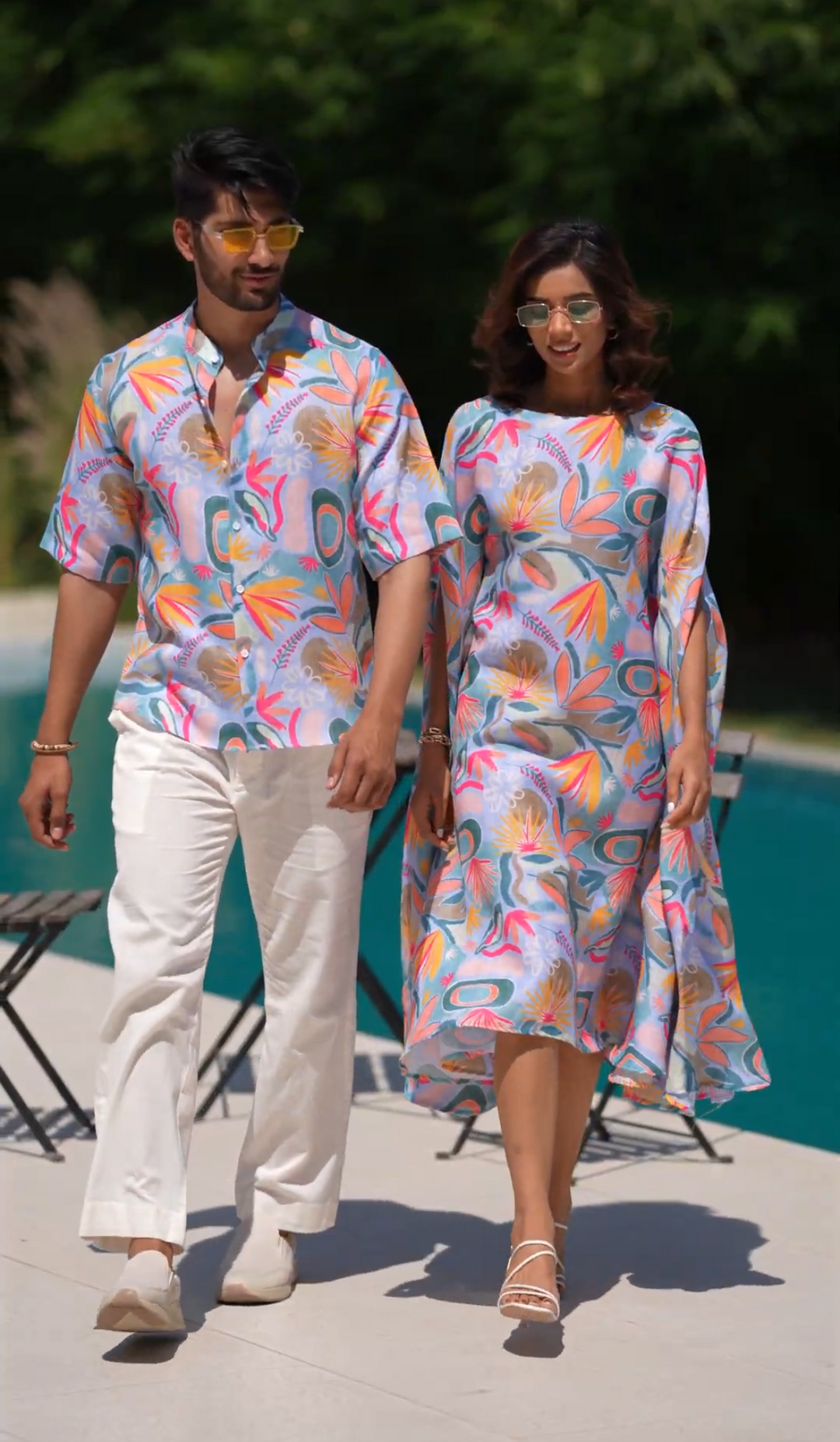 Henry & Bella - Shirt and Kaftan Couple Set