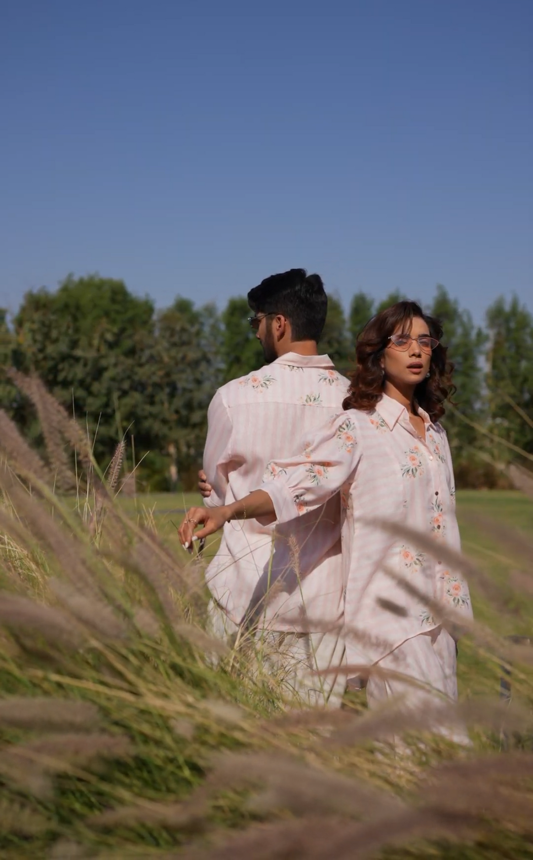 Cyrus & Lily - Men's Shirt and Women's Co'ord Paired Together