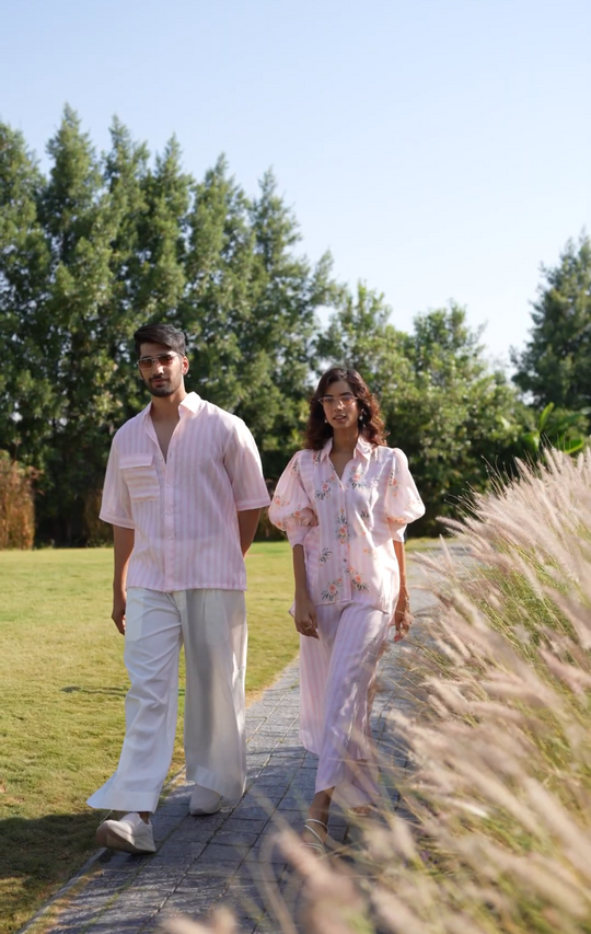 Cyrus & Lily - Men's Shirt and Women's Co'ord Paired Together
