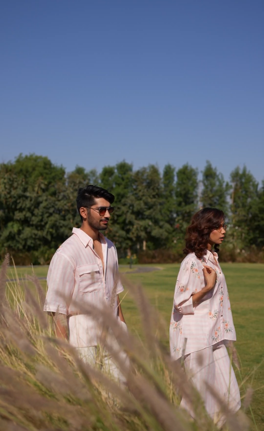 Cyrus & Lily - Men's Shirt and Women's Co'ord Paired Together