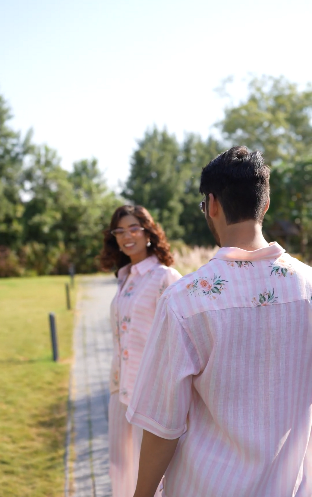 Cyrus & Lily - Men's Shirt and Women's Co'ord Paired Together