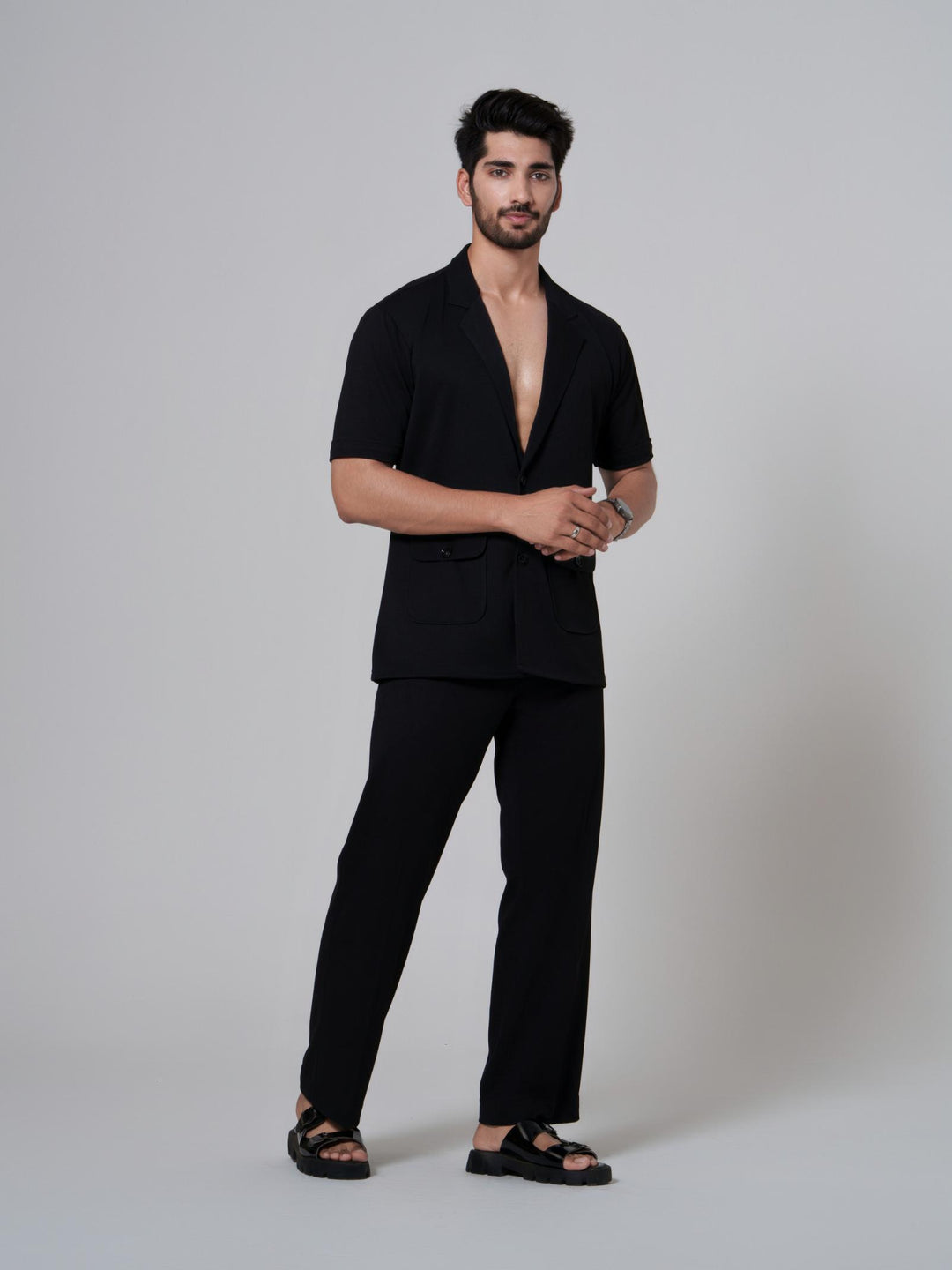 Purchase Alchemy Premium Popcorn Cotton Two Button Shirt & Pant