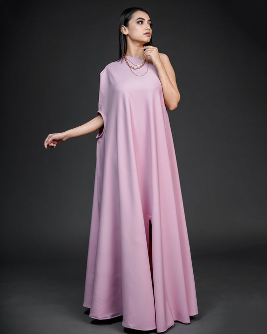 lilac full length dress