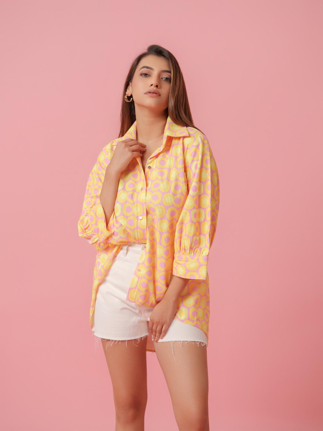 Shop Multicolored Afro-Knitted Shirt