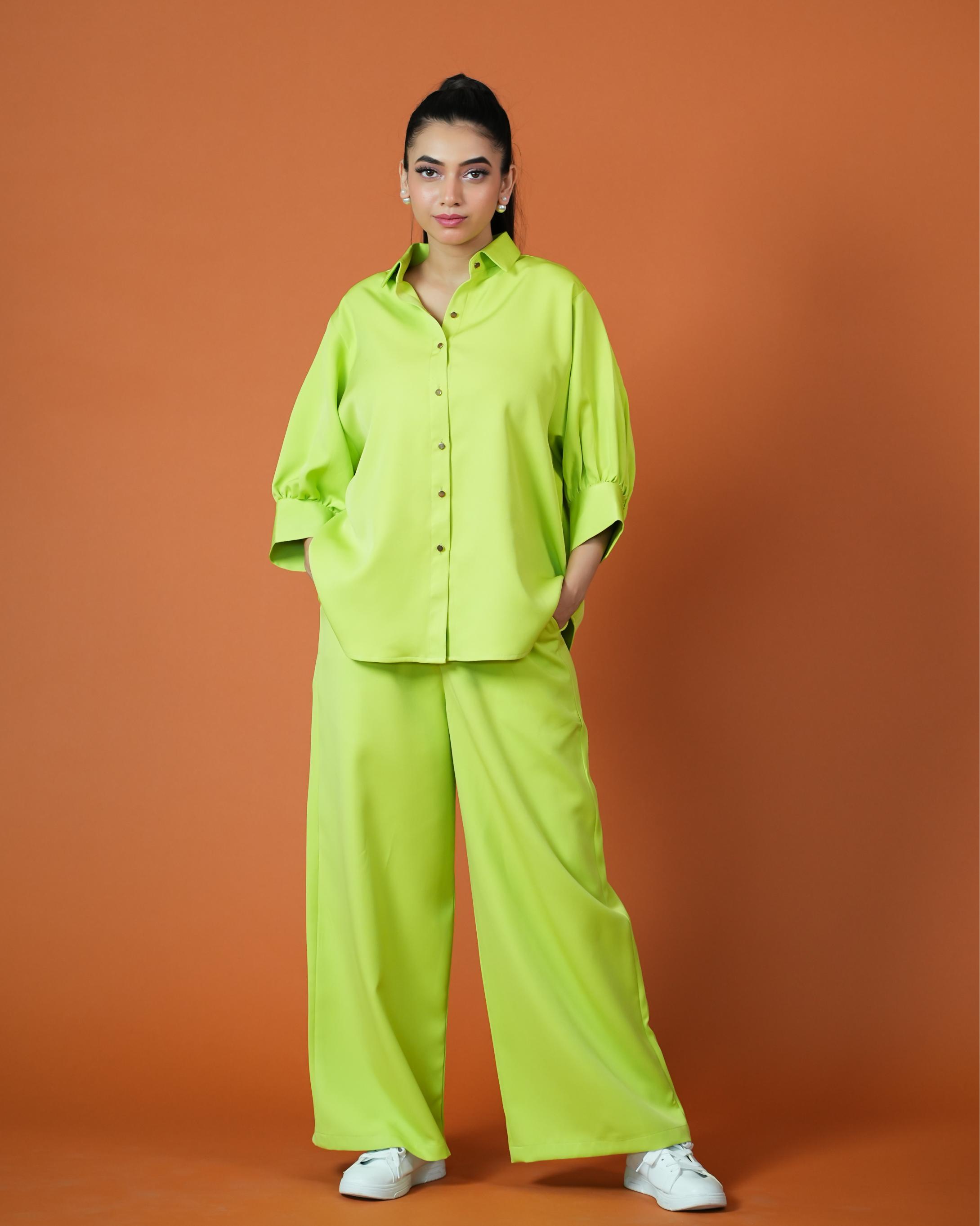 Shop Rihanna Travel Co-Ord Set Online in Neoprene Lycra 