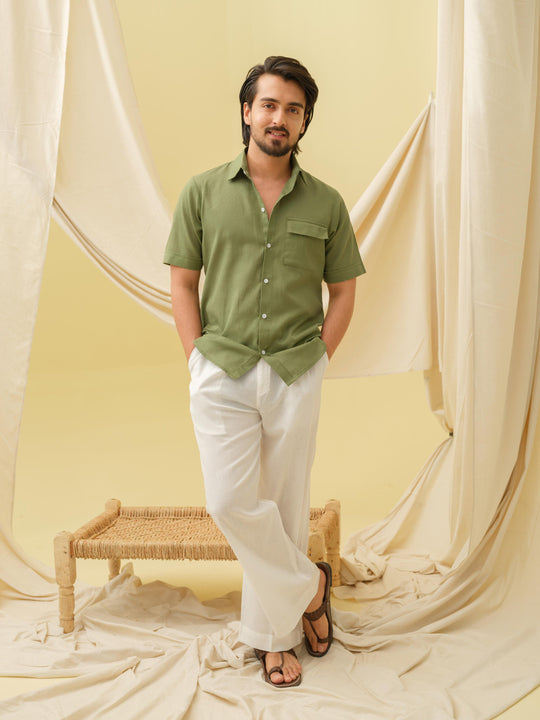 The Urban Khadi Shirt (Green)