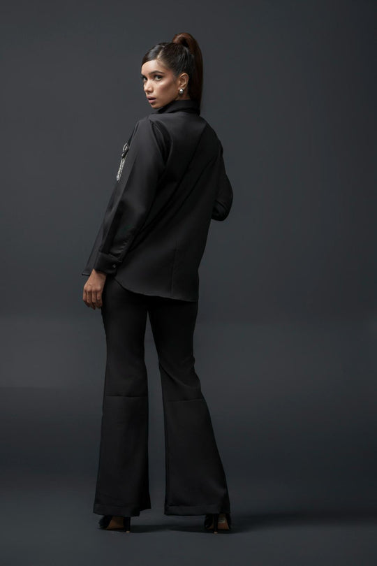 Sansa Club Shirt with tasseled motif on pockets