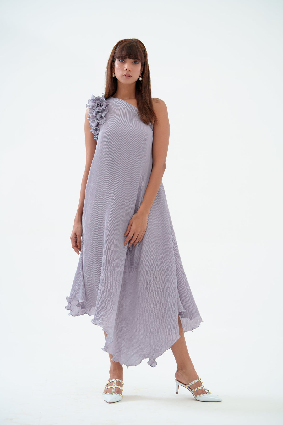 grey vacation dress