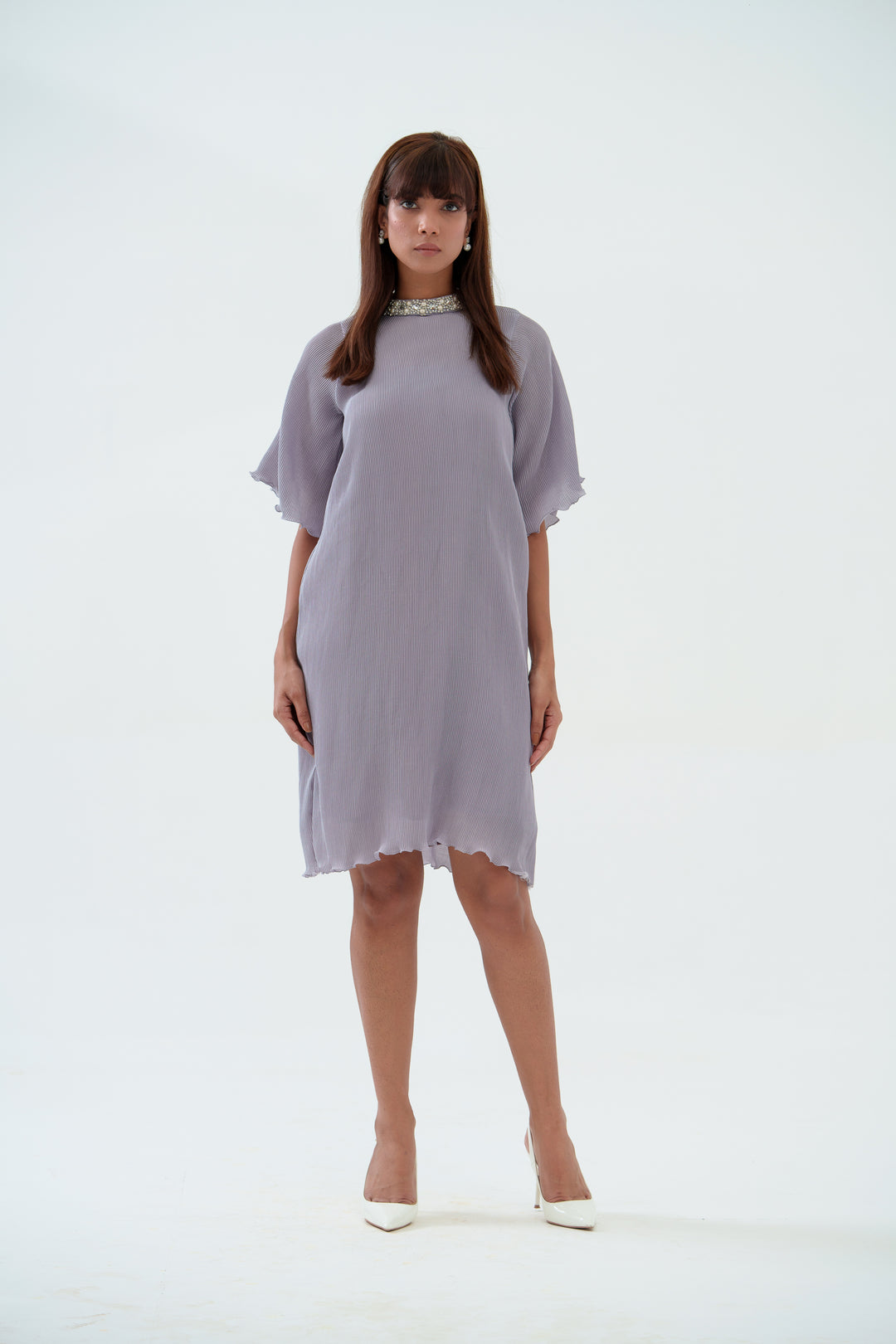 Twinkle -The Pleated Dress with Sleeves