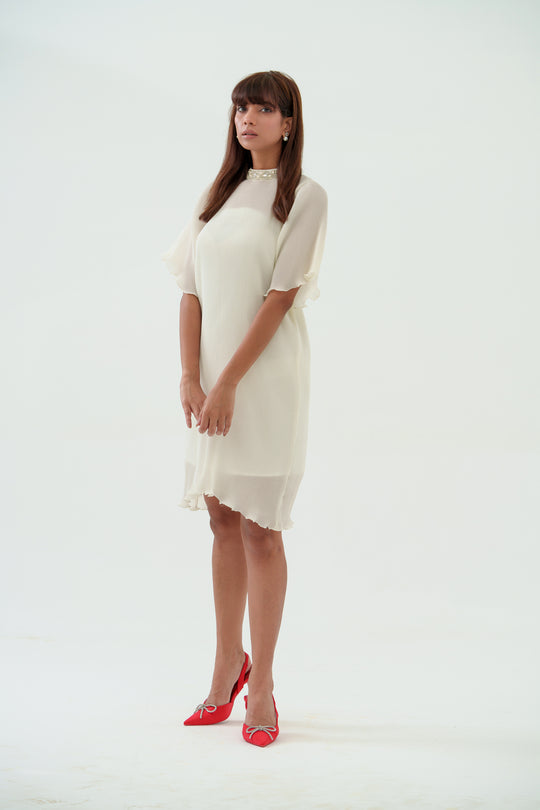 Twinkle -The Pleated Dress with Sleeves