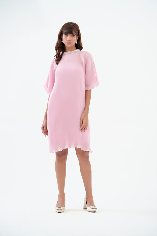 Twinkle -The Pleated Dress with Sleeves