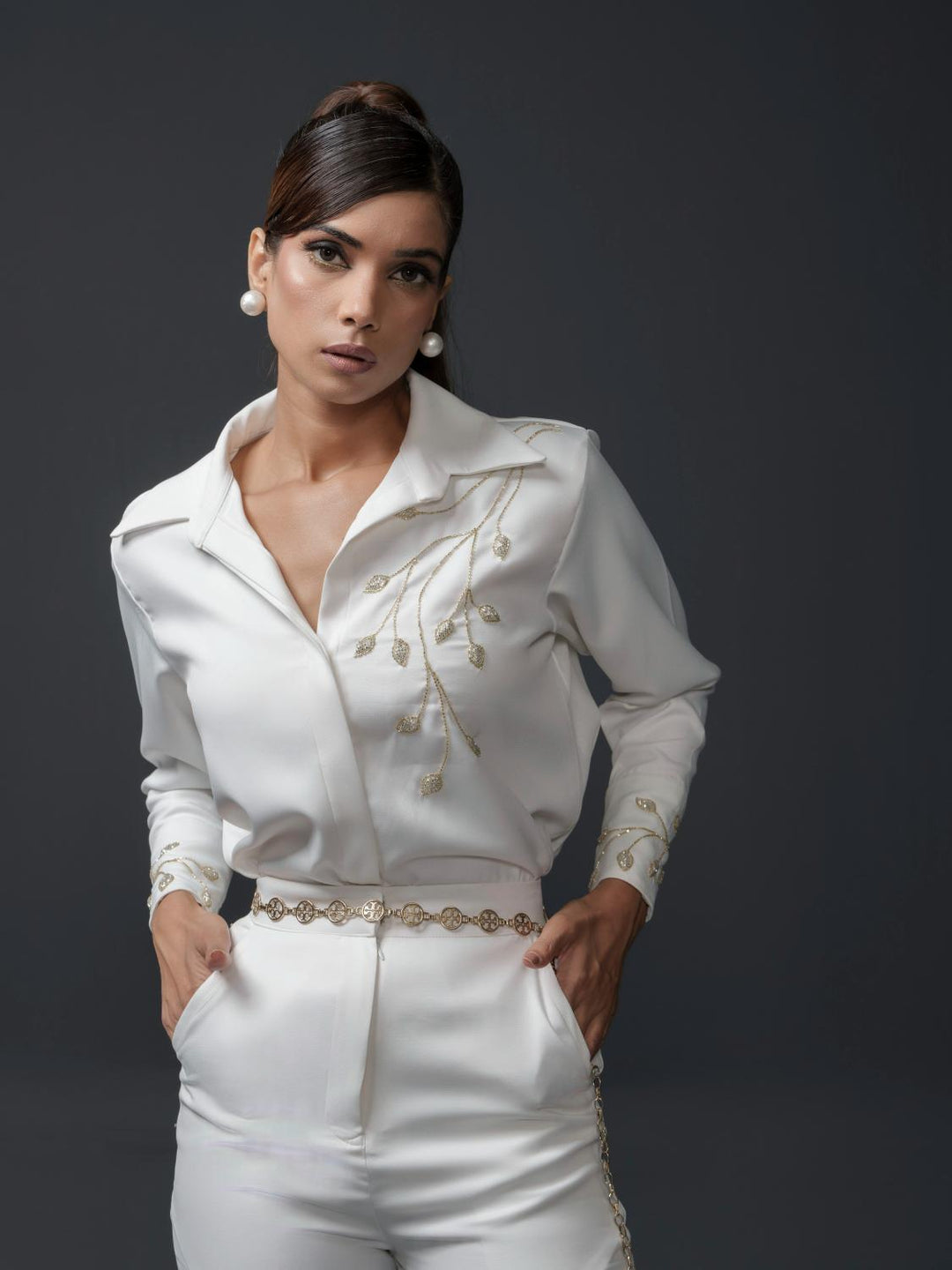Kit Club Shirt with handwork on shoulders