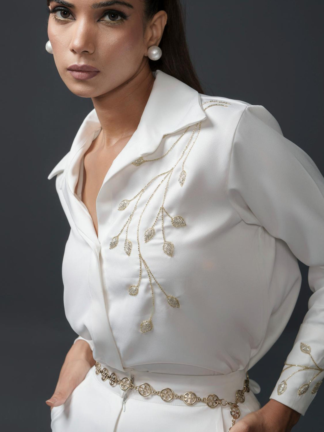 Kit Club Shirt with handwork on shoulders
