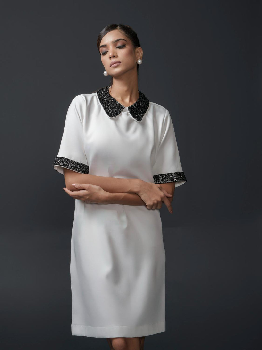 Suzy Club Peter Pan collared Dress